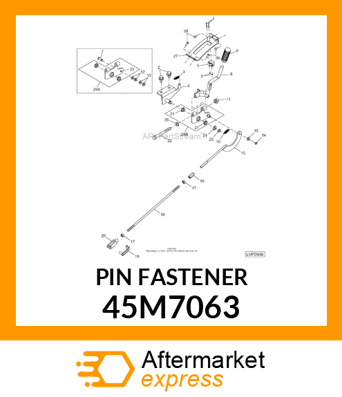 PIN, SPRING LOCKING 45M7063