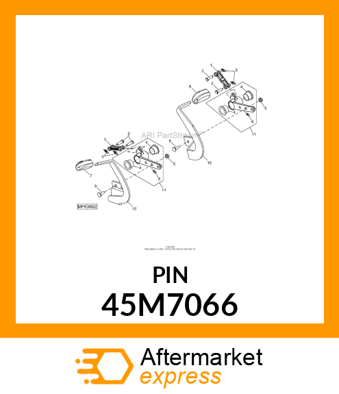 PIN, DRILLED, SAE CLEVIS HEAD 45M7066