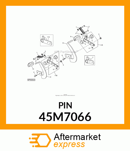 PIN, DRILLED, SAE CLEVIS HEAD 45M7066