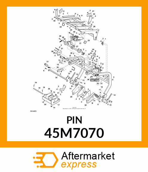 PIN, DRILLED, SAE CLEVIS HEAD 45M7070