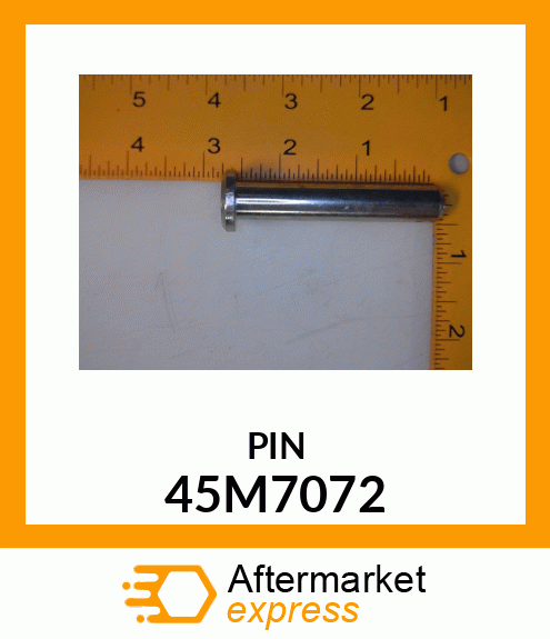 PIN, DRILLED, SAE CLEVIS HEAD 45M7072