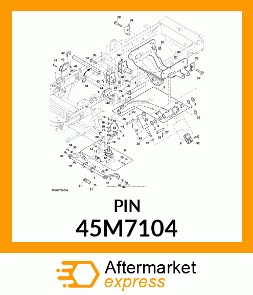 PIN, DRILLED, SAE CLEVIS HEAD 45M7104