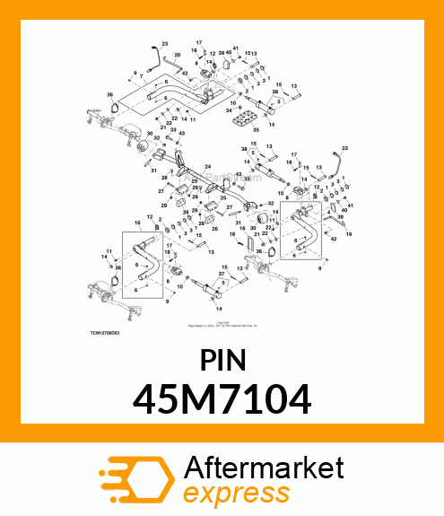 PIN, DRILLED, SAE CLEVIS HEAD 45M7104