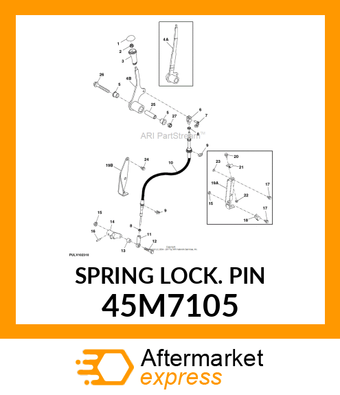 SPRING LOCKING PIN 45M7105