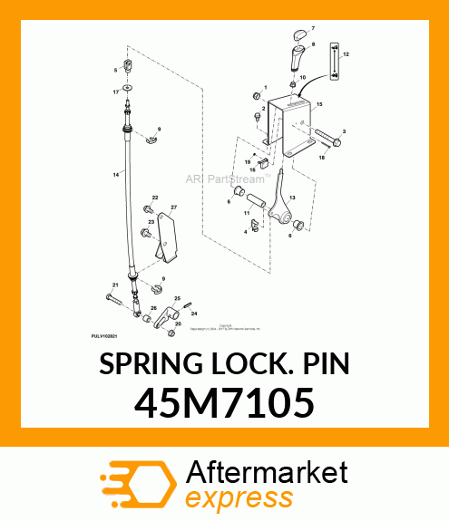 SPRING LOCKING PIN 45M7105