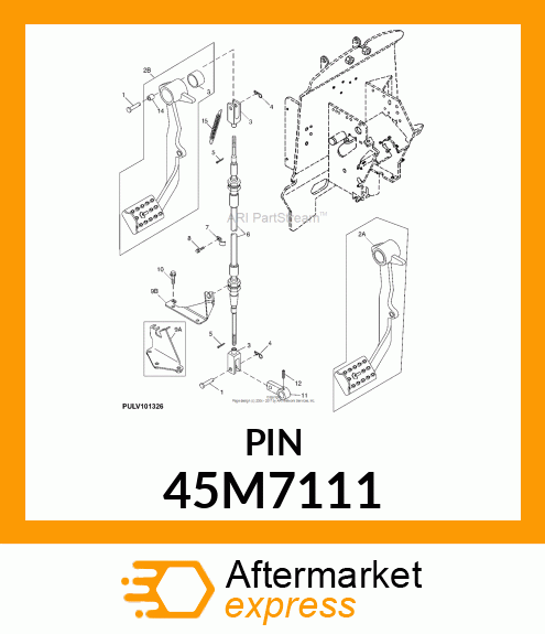 PIN, DRILLED, SAE CLEVIS HEAD 45M7111