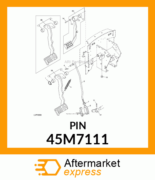 PIN, DRILLED, SAE CLEVIS HEAD 45M7111