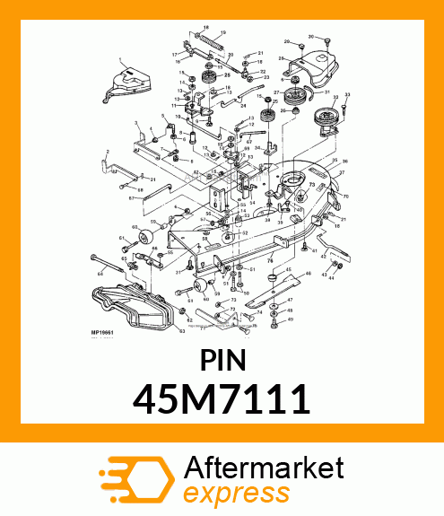 PIN, DRILLED, SAE CLEVIS HEAD 45M7111