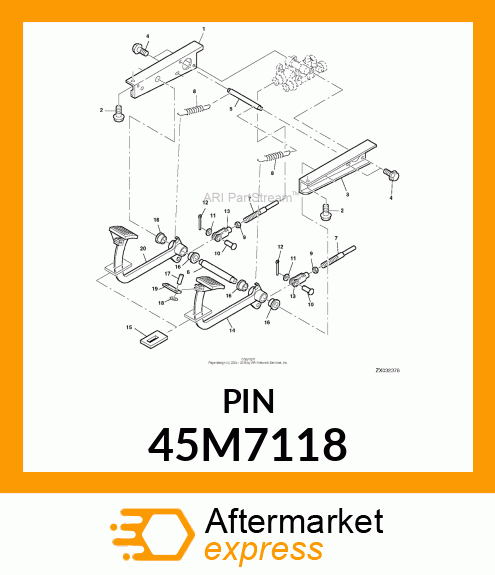 PIN, DRILLED, SAE CLEVIS HEAD 45M7118