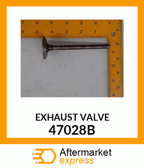 Exhaust Valve - 47028B