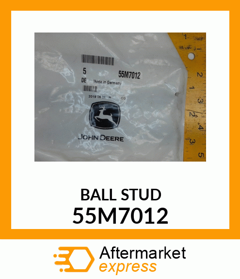 BALL, STUD, METRIC, THREADED 55M7012