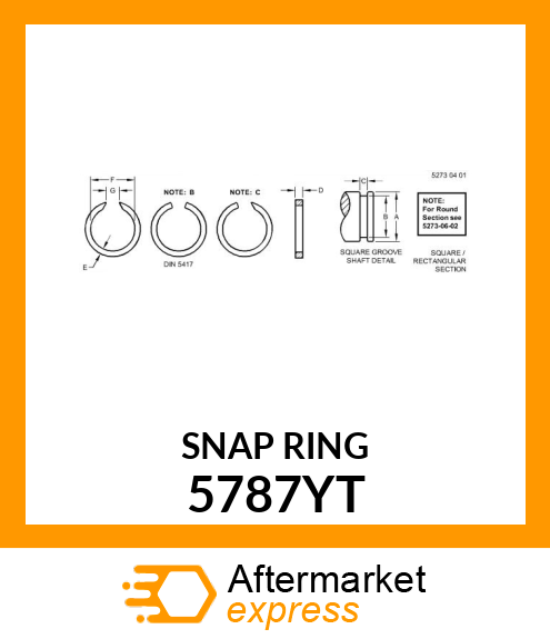 RING, SNAP 5787YT