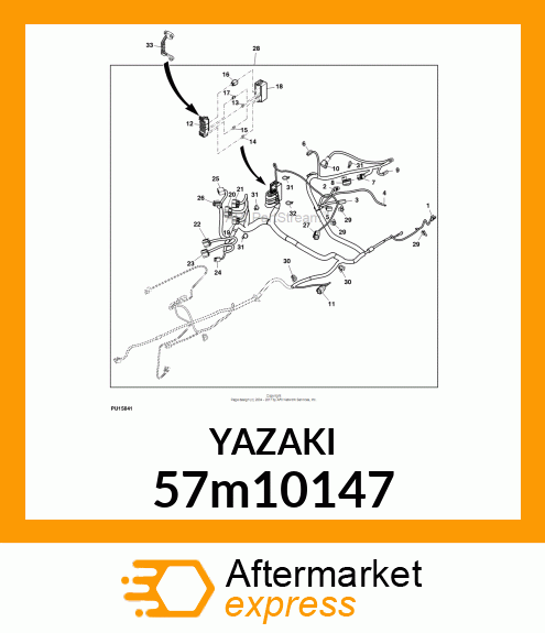 YAZAKI 57m10147