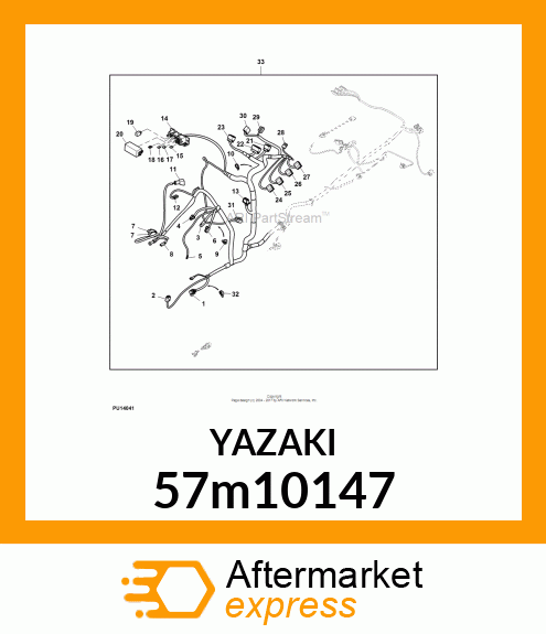 YAZAKI 57m10147