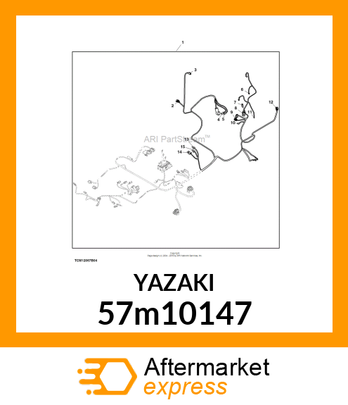 YAZAKI 57m10147