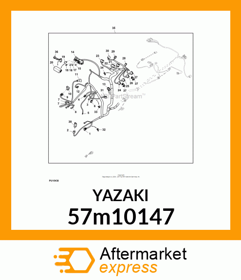 YAZAKI 57m10147