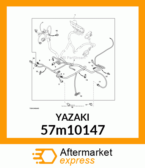 YAZAKI 57m10147