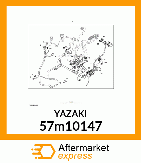 YAZAKI 57m10147