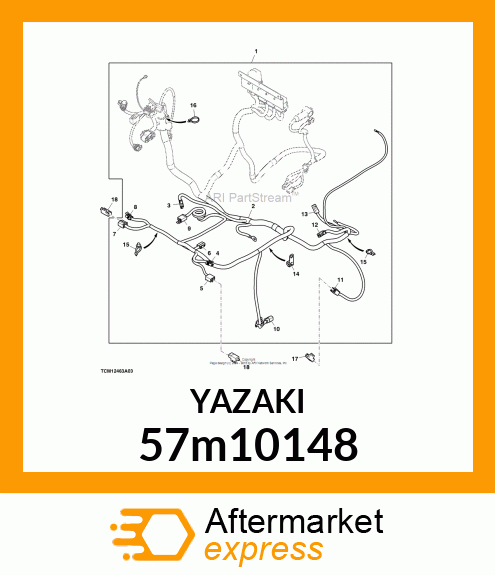 YAZAKI 57m10148