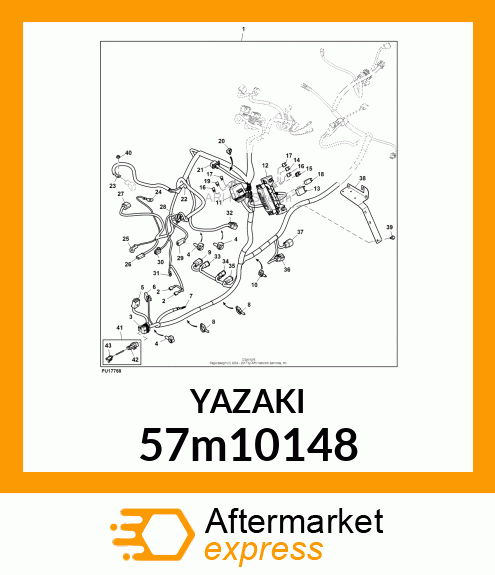 YAZAKI 57m10148