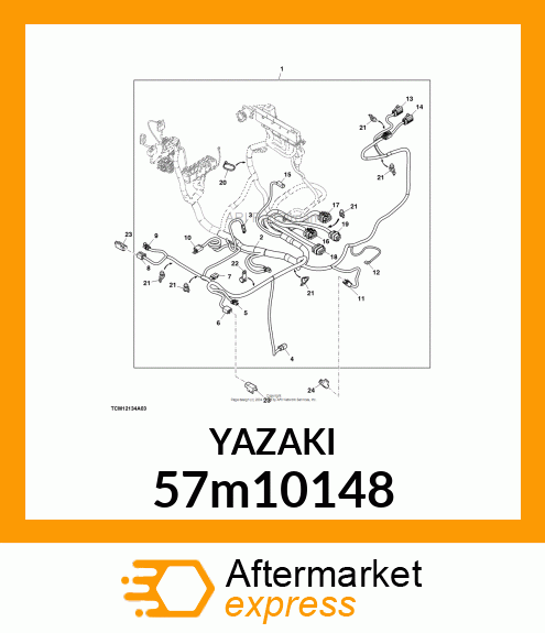 YAZAKI 57m10148