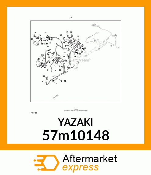 YAZAKI 57m10148