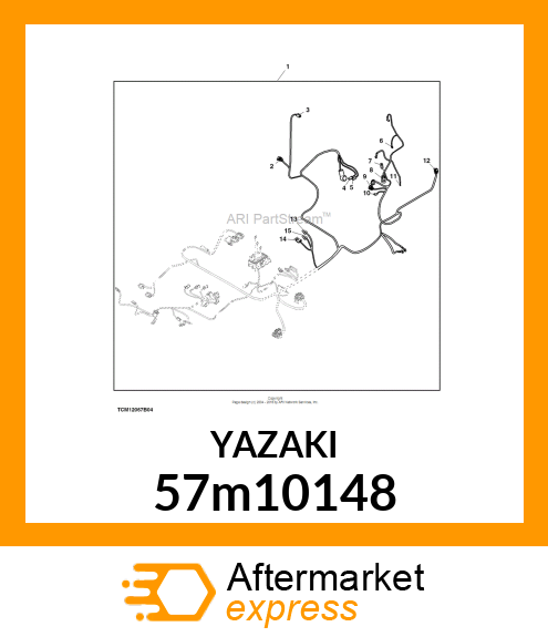 YAZAKI 57m10148