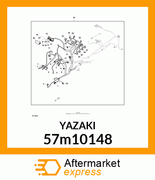 YAZAKI 57m10148