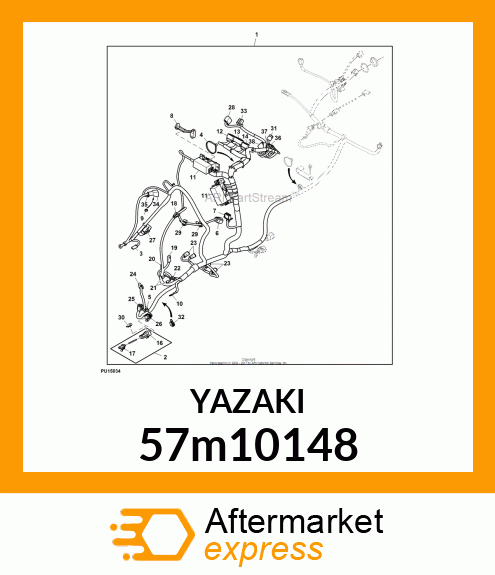 YAZAKI 57m10148