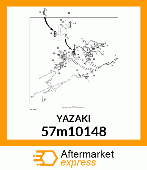 YAZAKI 57m10148