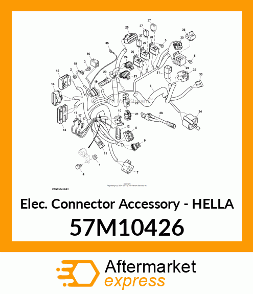 Elec. Connector Accessory - HELLA 57M10426