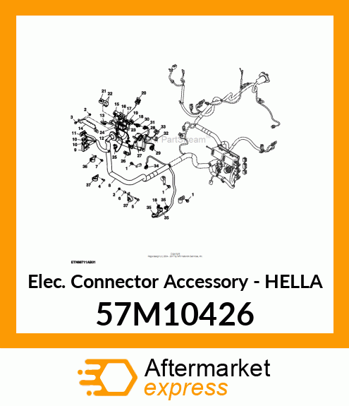 Elec. Connector Accessory - HELLA 57M10426