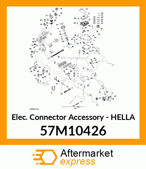 Elec. Connector Accessory - HELLA 57M10426