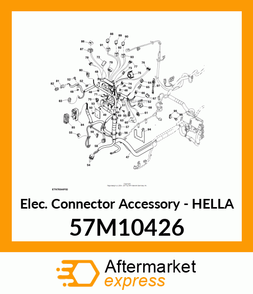 Elec. Connector Accessory - HELLA 57M10426