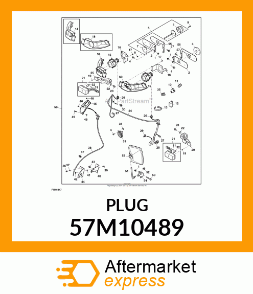 DELPHI MP FEM CBL SEAL GRN SILCN 57M10489