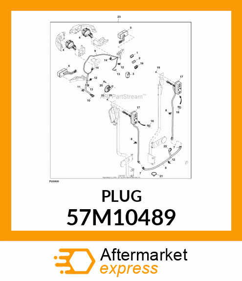 DELPHI MP FEM CBL SEAL GRN SILCN 57M10489