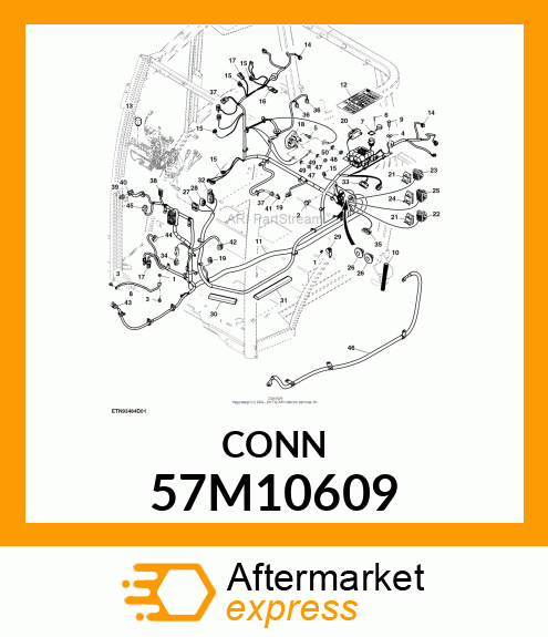 CONN MOLEX CMC 32W FS BLK POLYSTR 57M10609