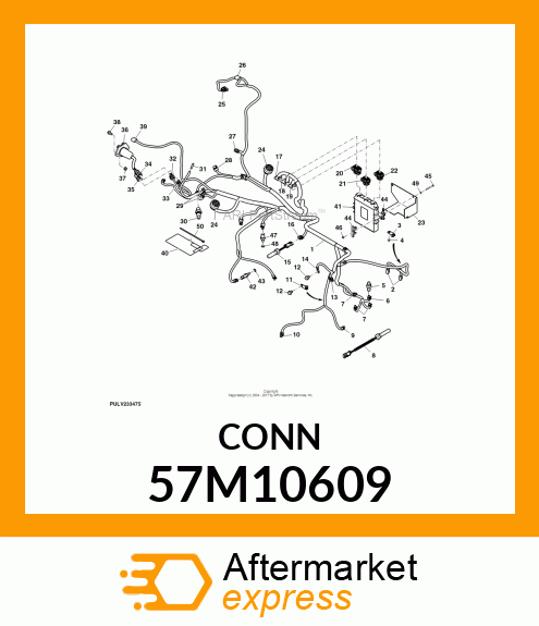 CONN MOLEX CMC 32W FS BLK POLYSTR 57M10609