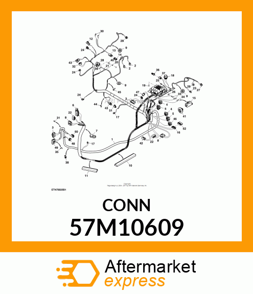 CONN MOLEX CMC 32W FS BLK POLYSTR 57M10609