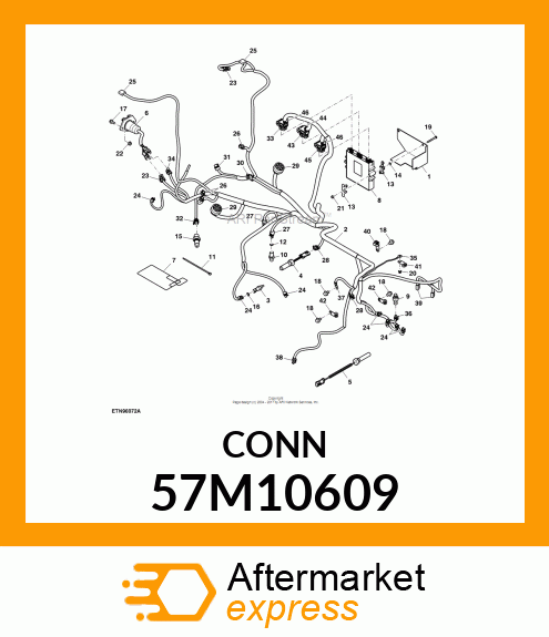 CONN MOLEX CMC 32W FS BLK POLYSTR 57M10609