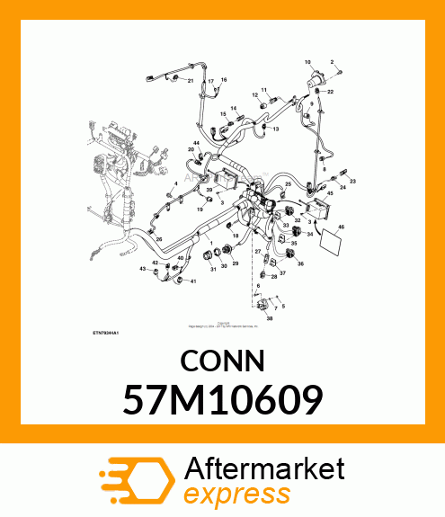 CONN MOLEX CMC 32W FS BLK POLYSTR 57M10609