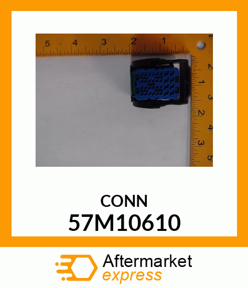 CONN MOLEX CMC 32W FS BLUE POLYSTR 57M10610