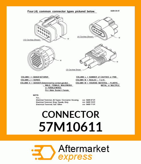 CONN MOLEX CMC 32W FS GRY POLYSTR 57M10611