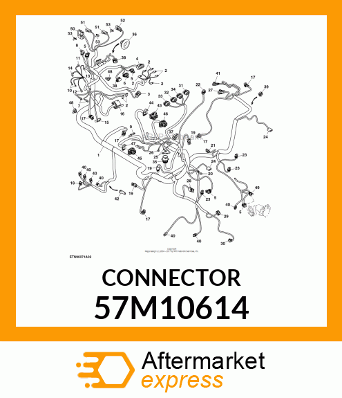 CONN MOLEX CMC 48W FS BRN POLYSTR 57M10614