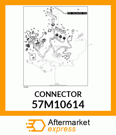 CONN MOLEX CMC 48W FS BRN POLYSTR 57M10614