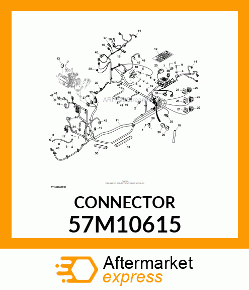 CONN MOLEX CMC 48W FS BRN POLYSTR 57M10615