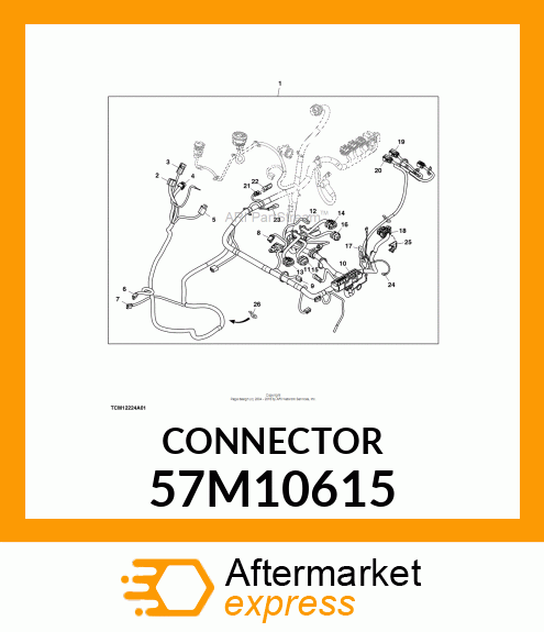 CONN MOLEX CMC 48W FS BRN POLYSTR 57M10615