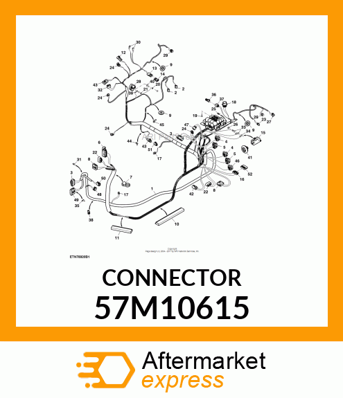 CONN MOLEX CMC 48W FS BRN POLYSTR 57M10615