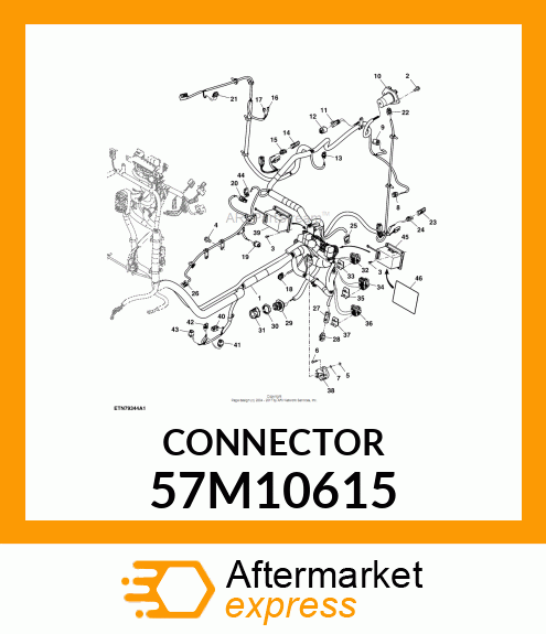 CONN MOLEX CMC 48W FS BRN POLYSTR 57M10615