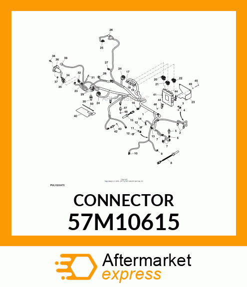 CONN MOLEX CMC 48W FS BRN POLYSTR 57M10615